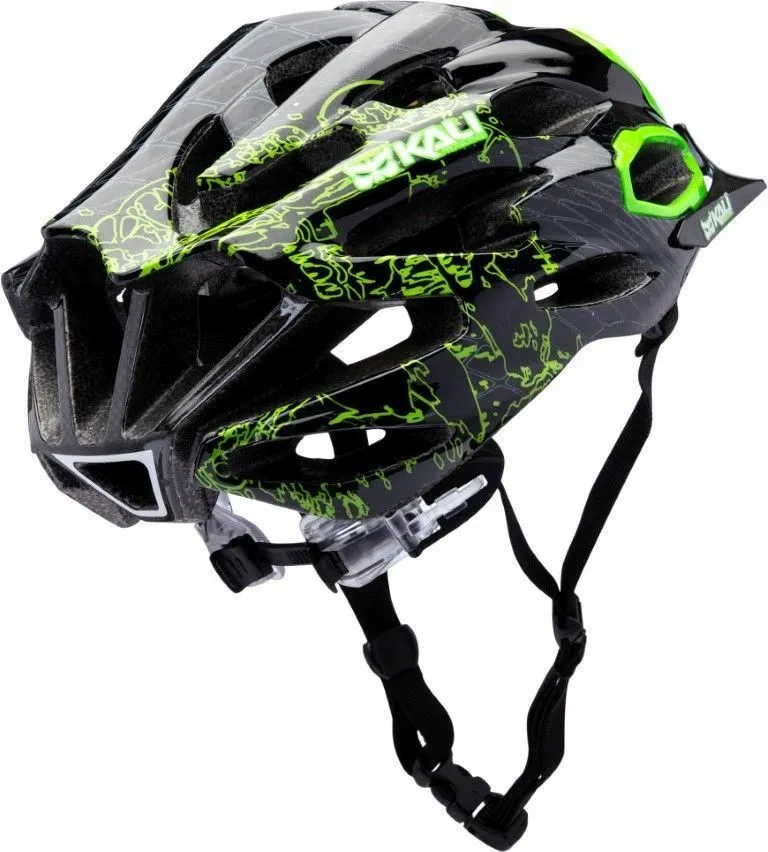 Kali Maraka MTB XC Helmet - Lime Green 52 – 58cm