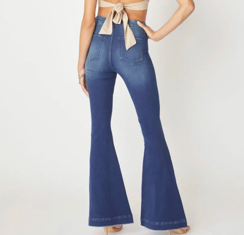 Kancan Flares Medium Wash