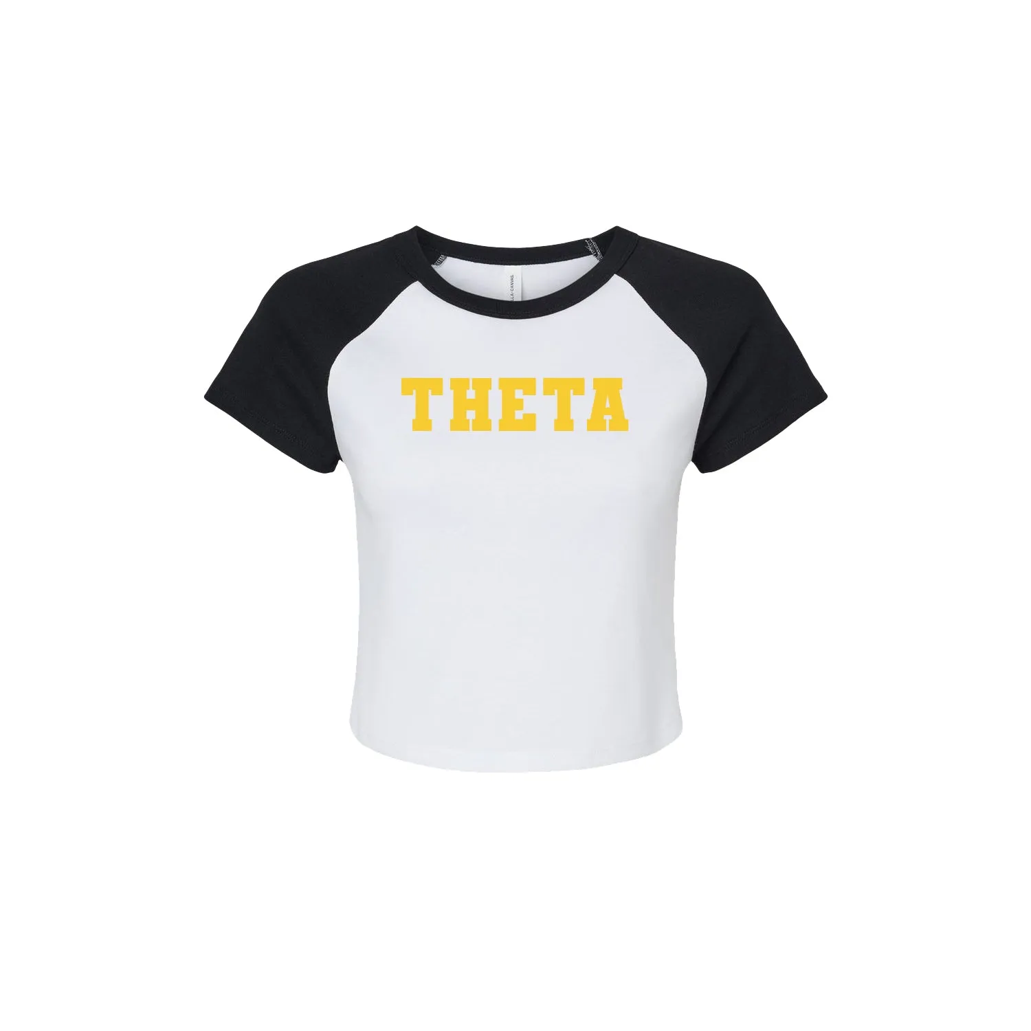 Kappa Alpha Theta Short Sleeve Crop Raglan