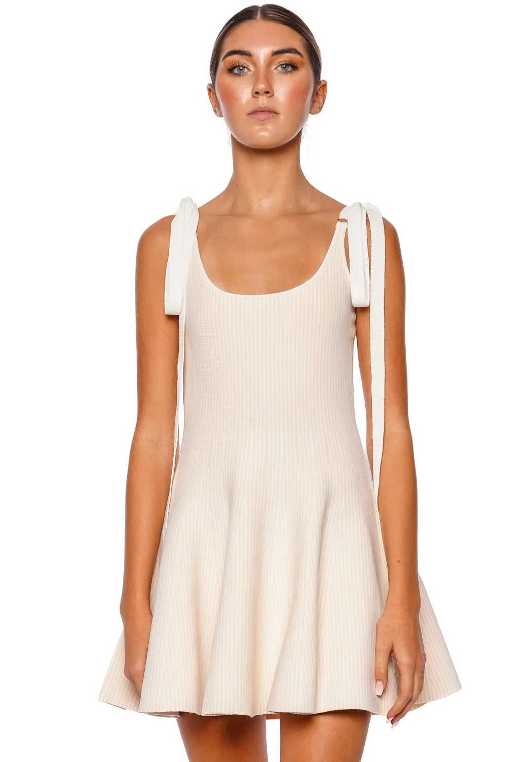 Karolina Striped Knit mini Dress