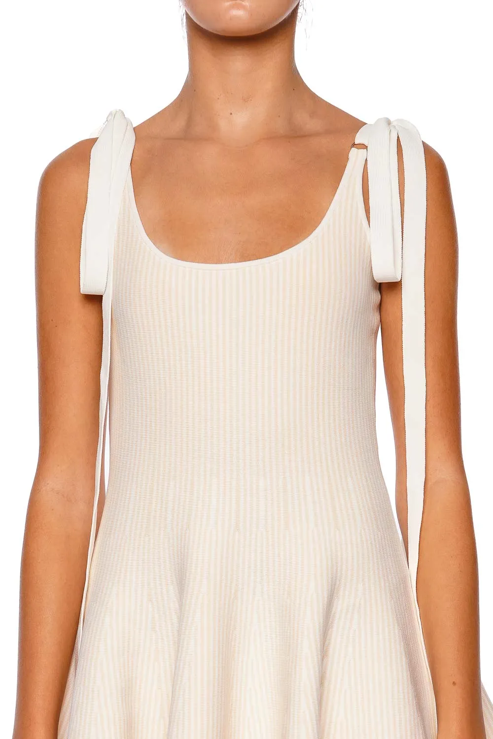 Karolina Striped Knit mini Dress