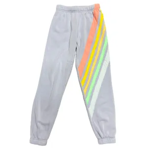 KatieJ NYC Tween Flynn Pants - Lilac Rainbow