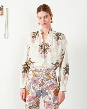 Kiki Blush Triple Bloom Shirt