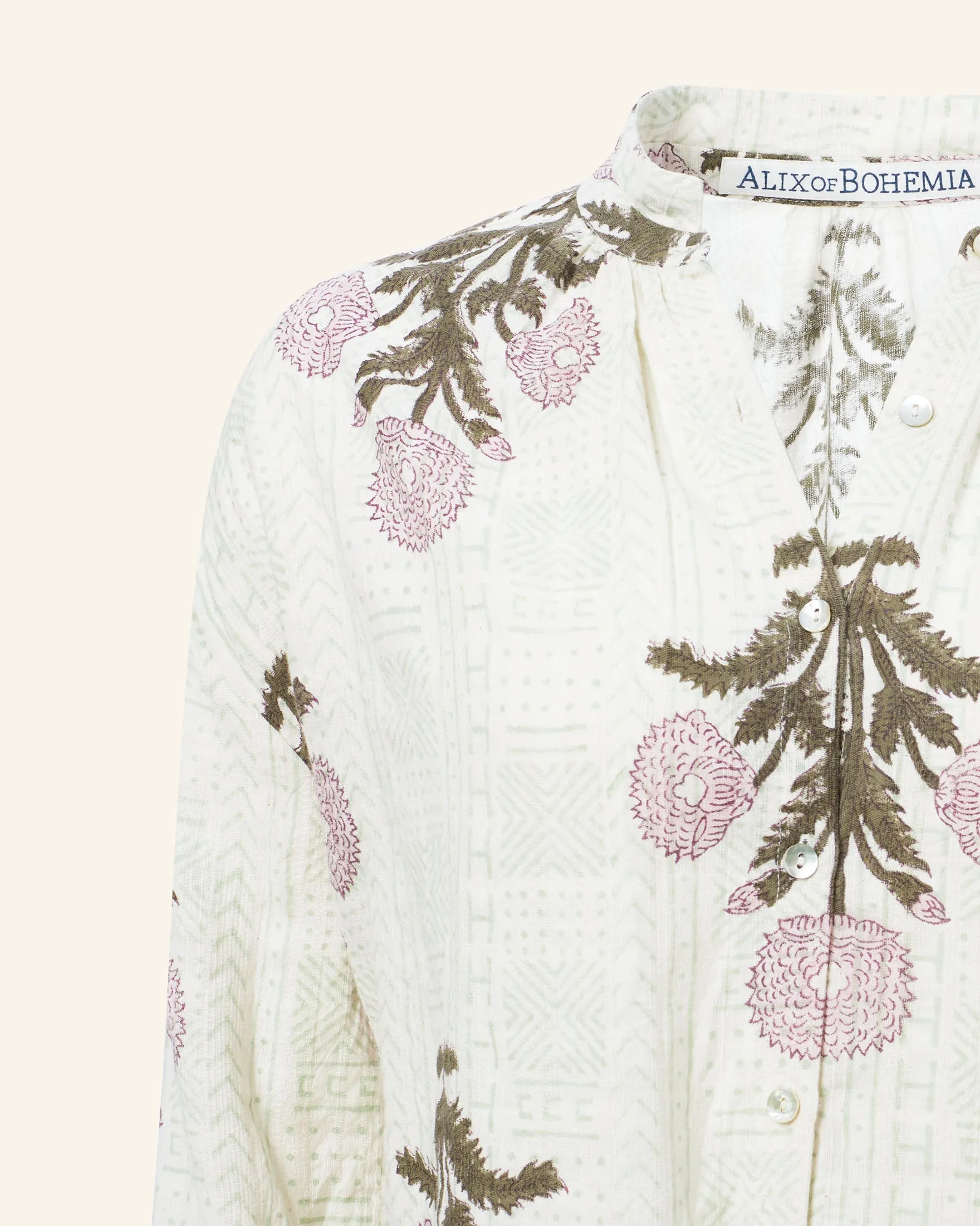Kiki Blush Triple Bloom Shirt