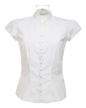 Kustom Kit Ladies Mandarin Collar Blouse-KK727