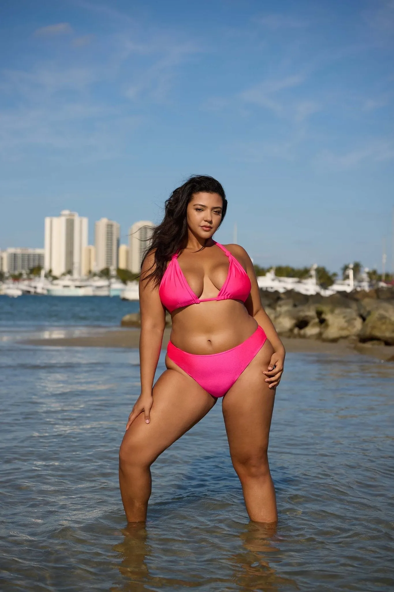 Lagos Top - Pink Shine