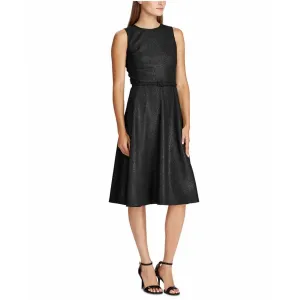 Lauren Ralph Lauren Women's Below The Knee Fit   Flare Evening Dress