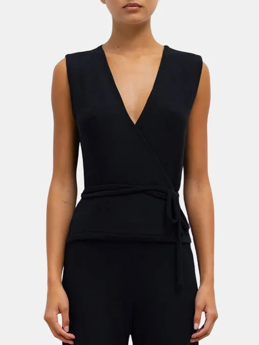 Lauren Sleeveless Wrap Top