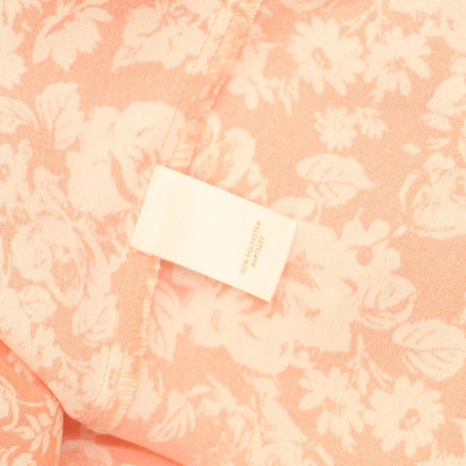 LC Lauren Conrad Plus Size V-Neck Long Sleeve V-Neck Blouse Top Pink White 1X