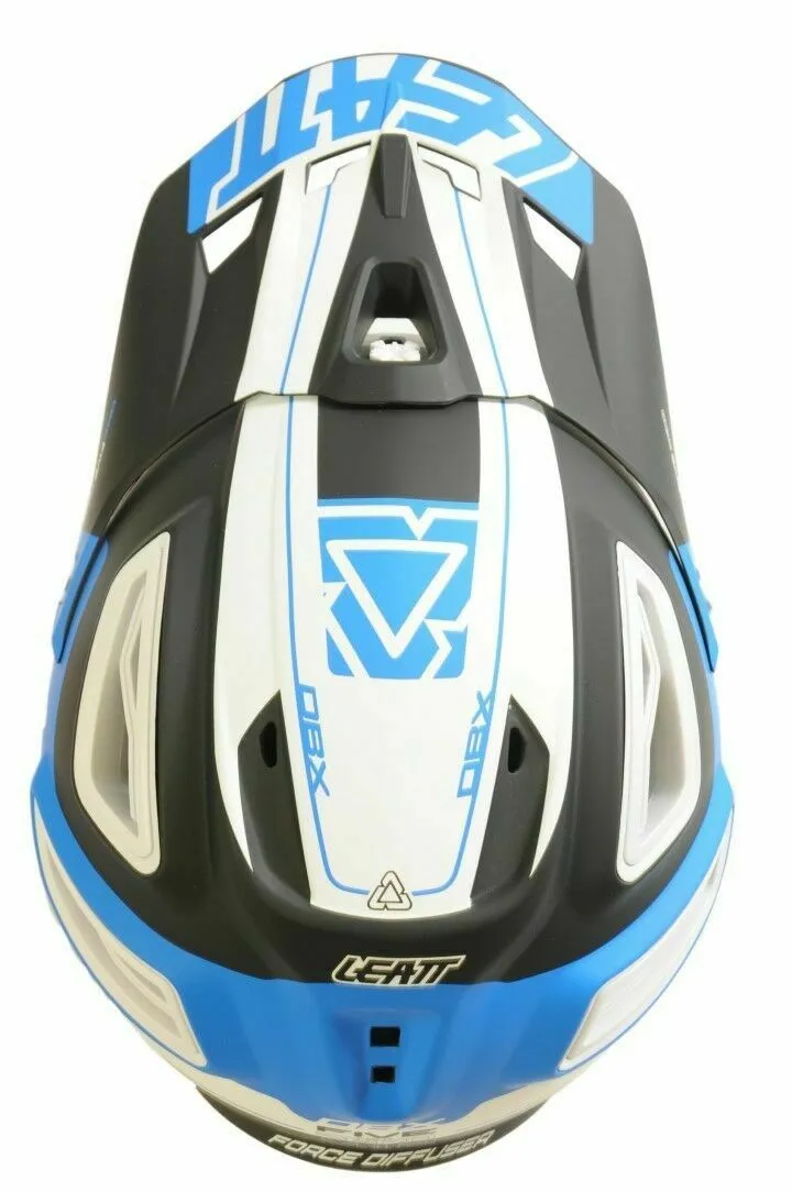 Leatt DBX 5.0 Full Face Enduro Helmet XL 61-62cm Black, Blue & White (RRP: £280)
