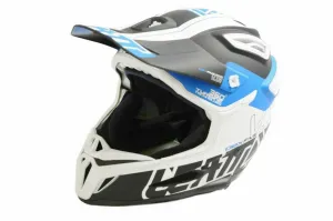 Leatt DBX 5.0 Full Face Enduro Helmet XL 61-62cm Black, Blue & White (RRP: £280)