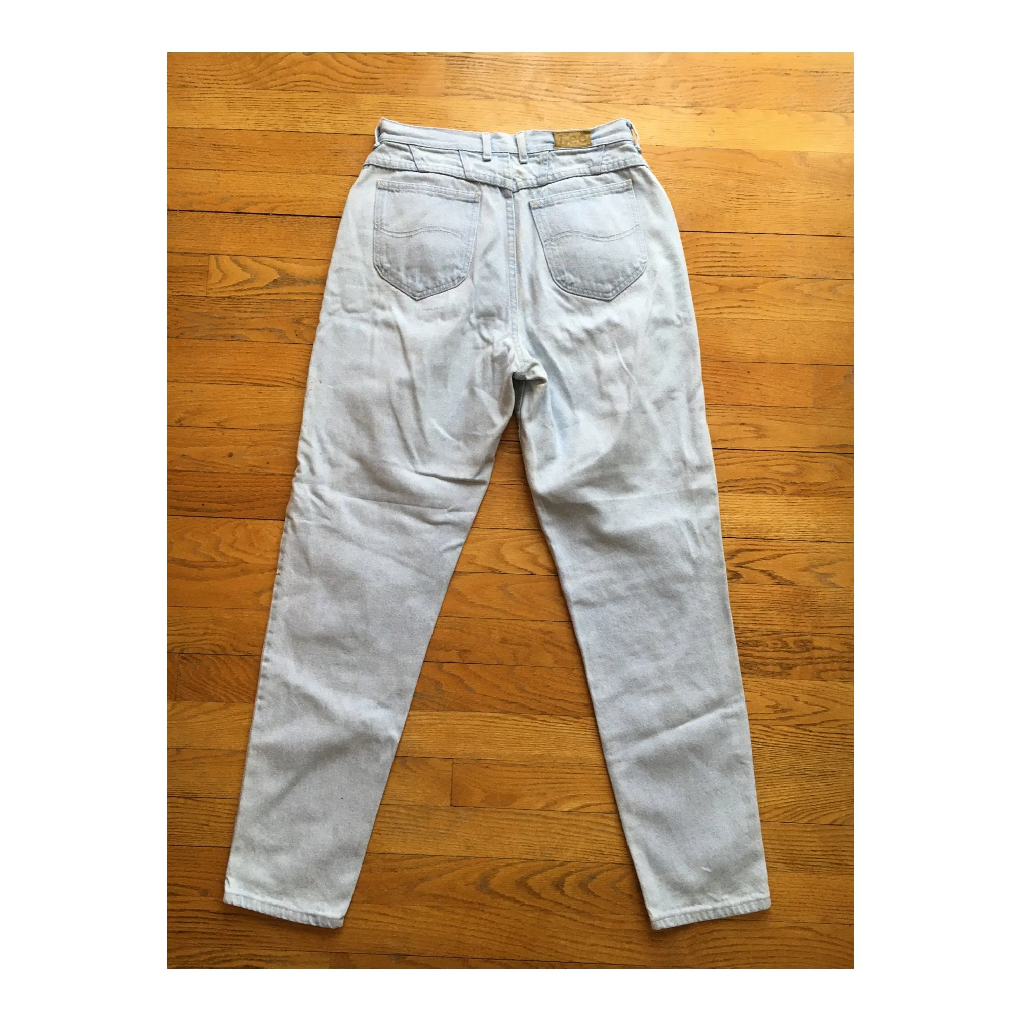 Lee Light Wash High Rise Tapered Jeans Size 12