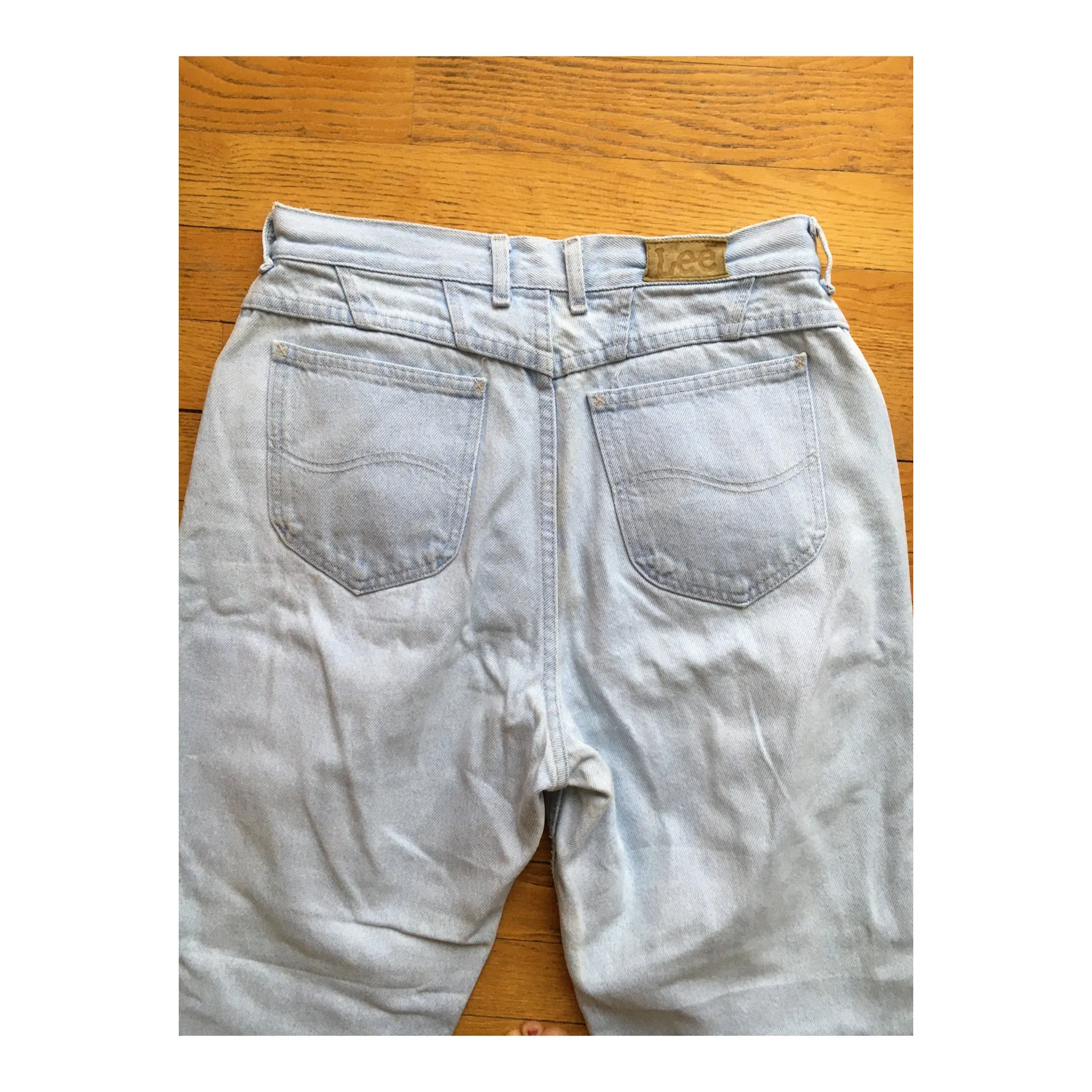 Lee Light Wash High Rise Tapered Jeans Size 12