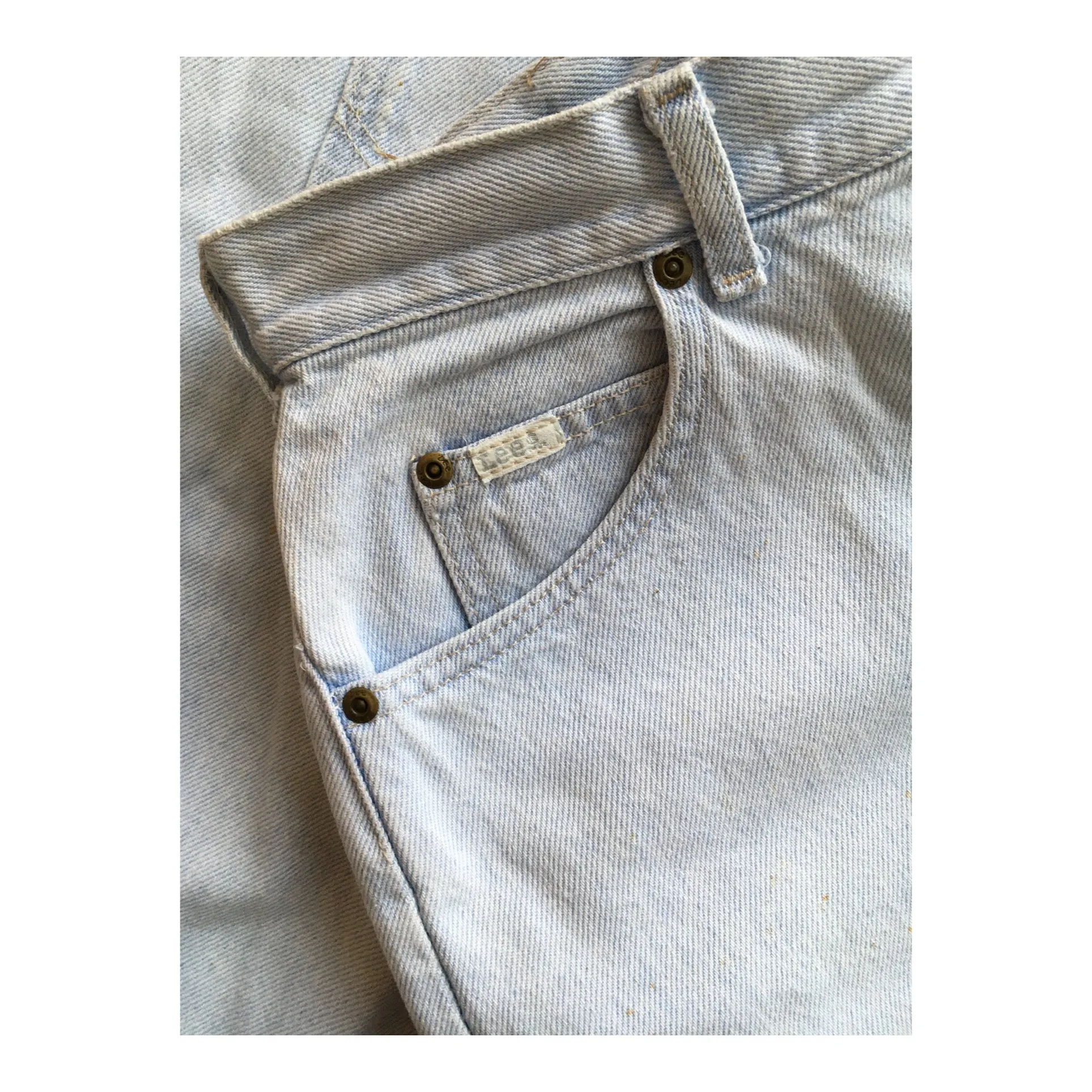 Lee Light Wash High Rise Tapered Jeans Size 12