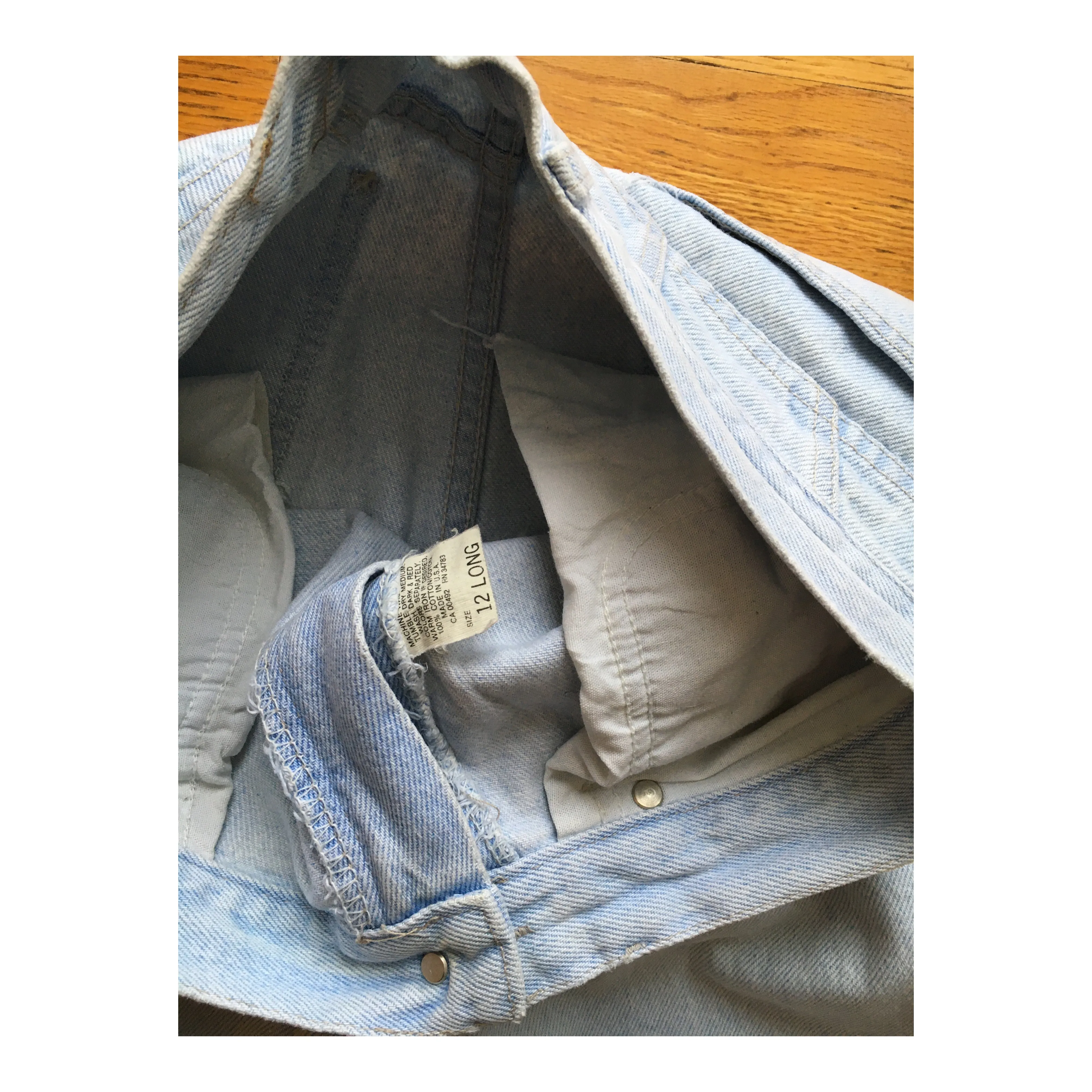 Lee Light Wash High Rise Tapered Jeans Size 12