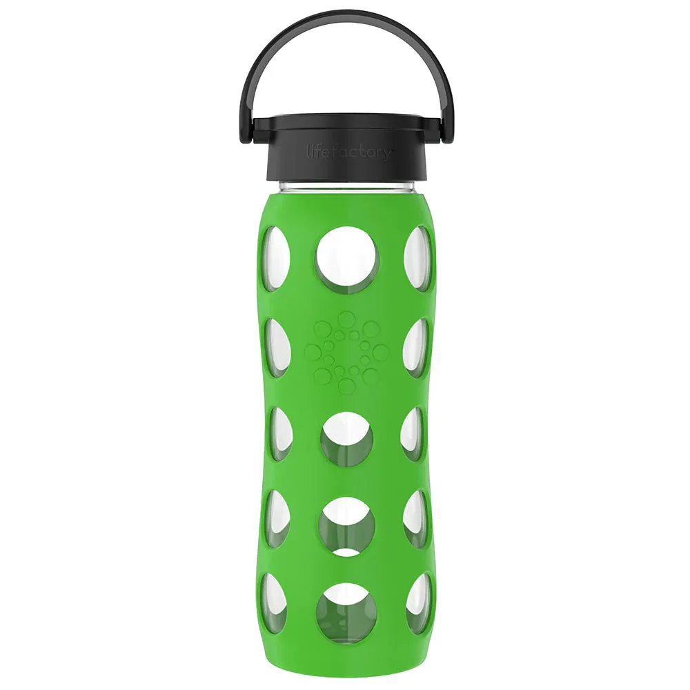 LifeFactory 22oz Glass Water Bottle - Moss