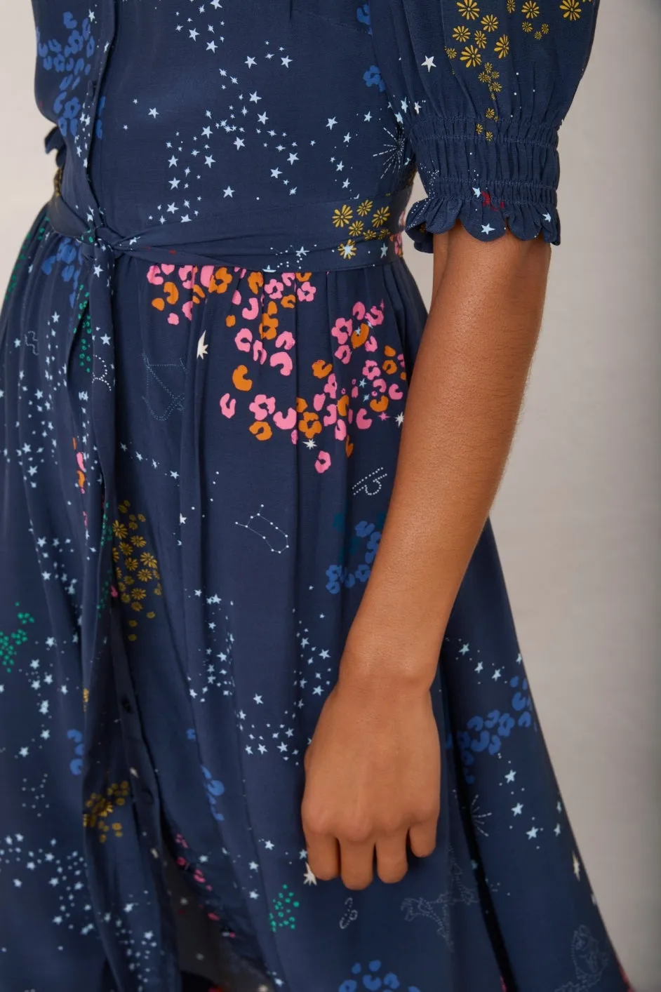 Lilian Dress - Midnight Constellation
