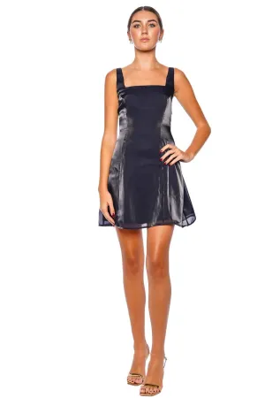 Livingston Midnight Overlay Mini Dress