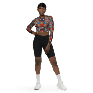 Long-Sleeve Crop Top