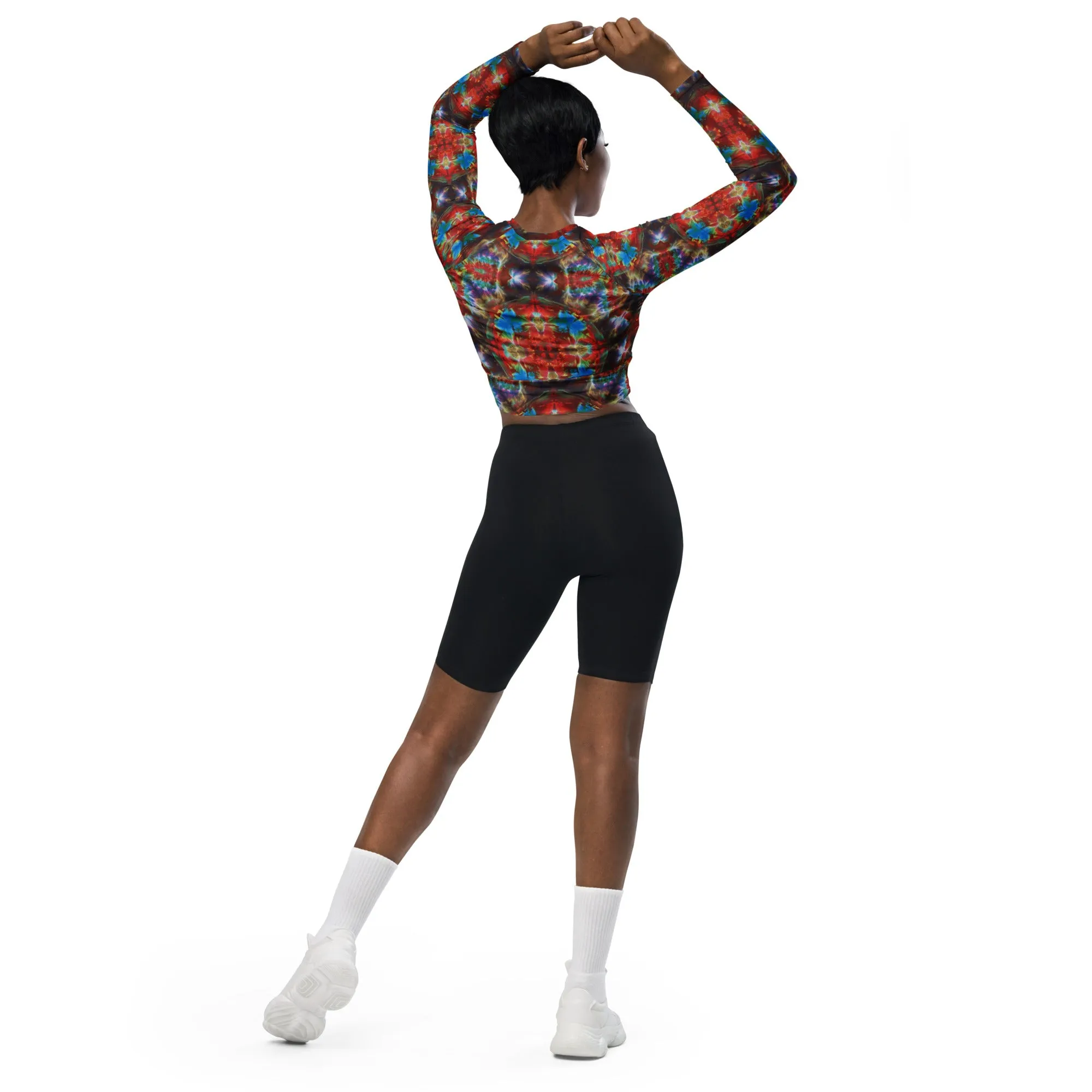 Long-Sleeve Crop Top