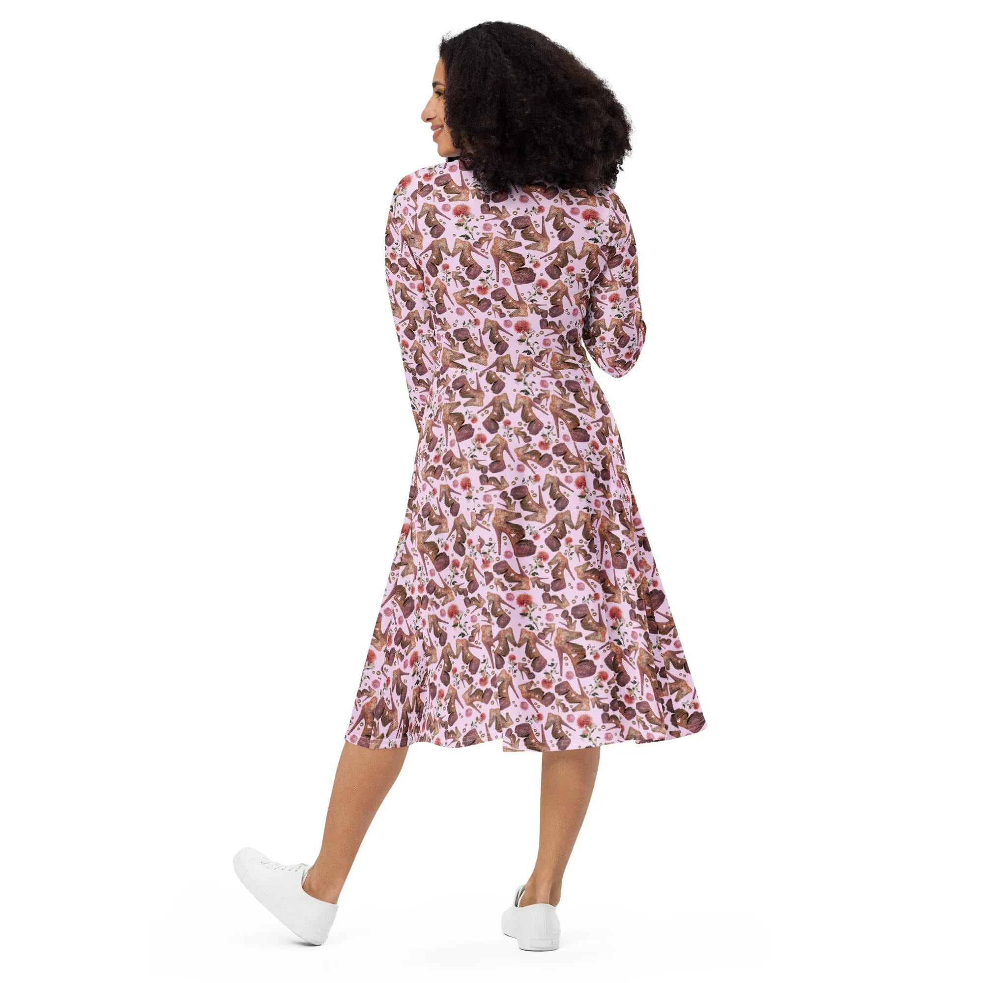 Long sleeve midi dress 'Roma'