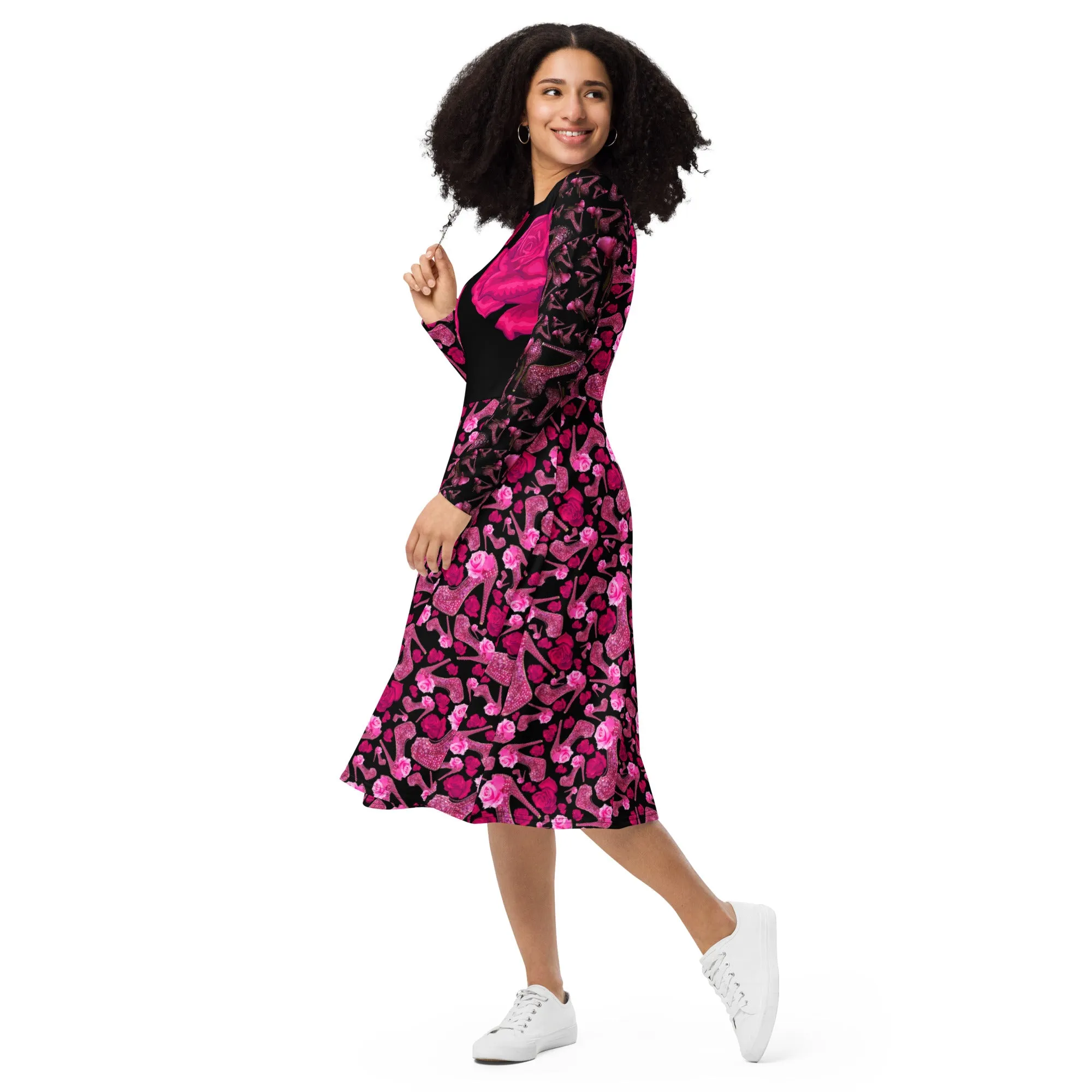 Long sleeve midi dress 'Your Dreams'