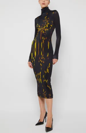LONG SLEEVE TURTLENECK DRESS