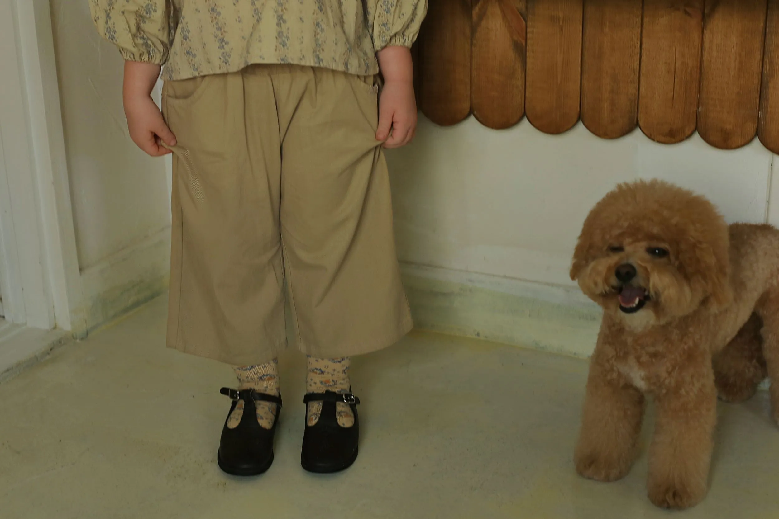 Louis Relaxed Pants, Beige