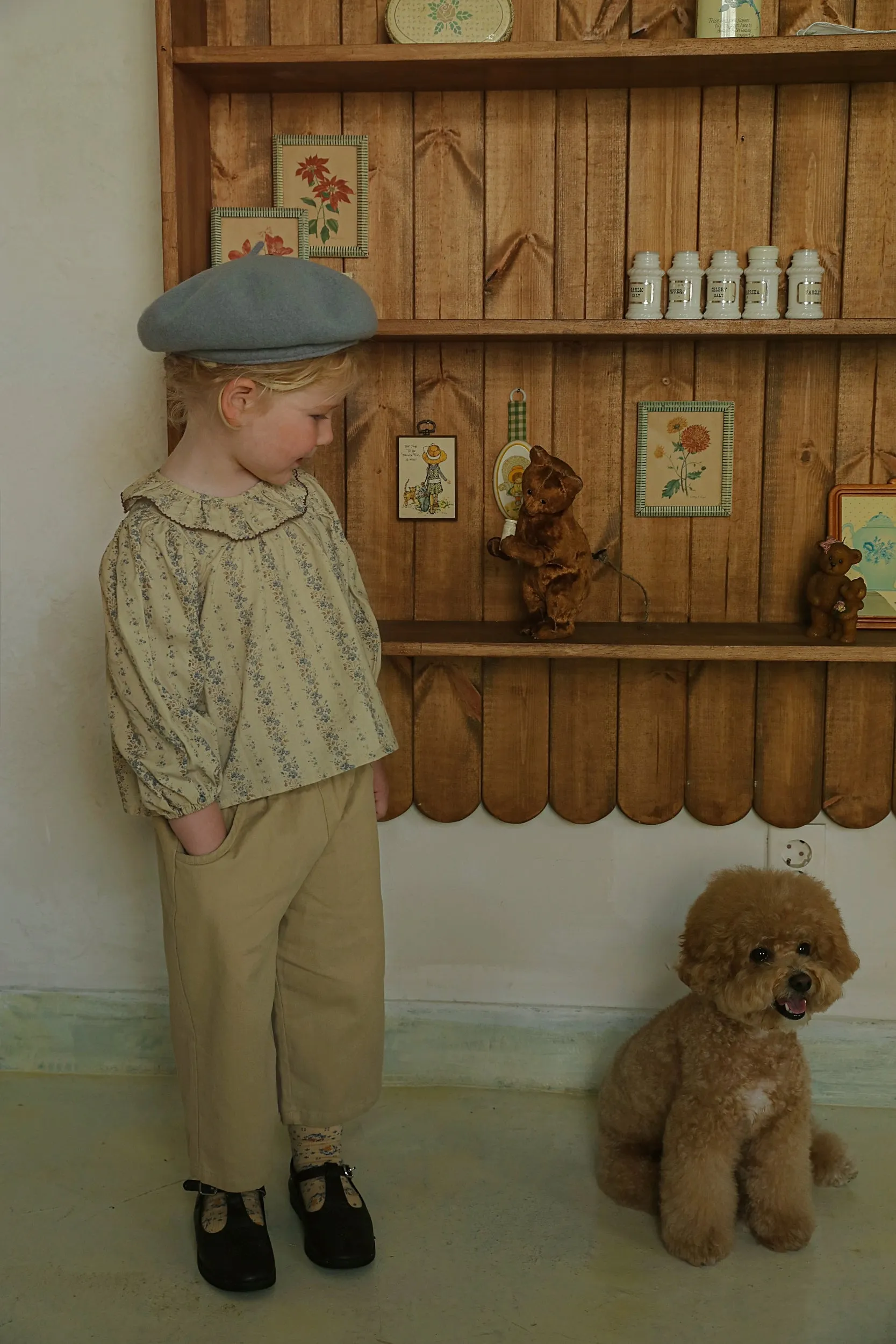 Louis Relaxed Pants, Beige