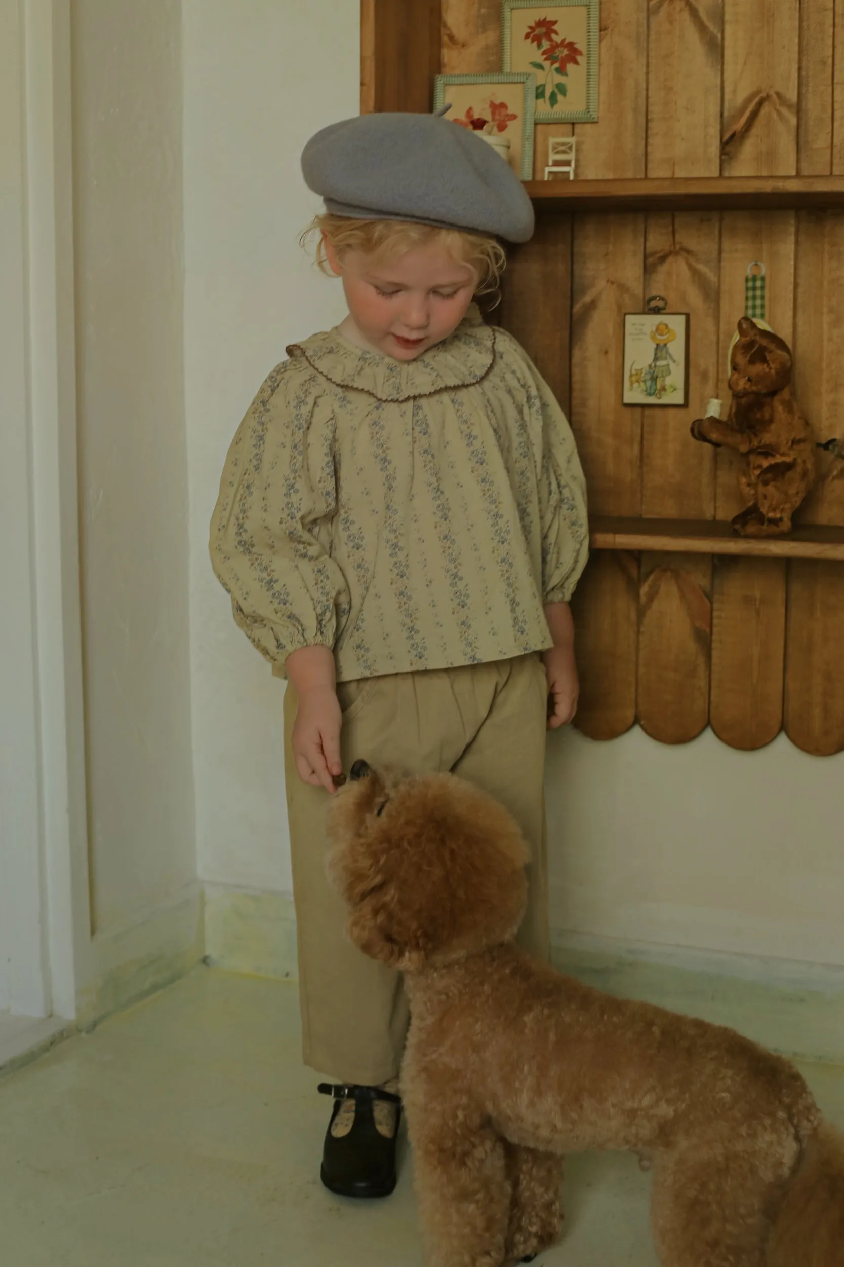 Louis Relaxed Pants, Beige