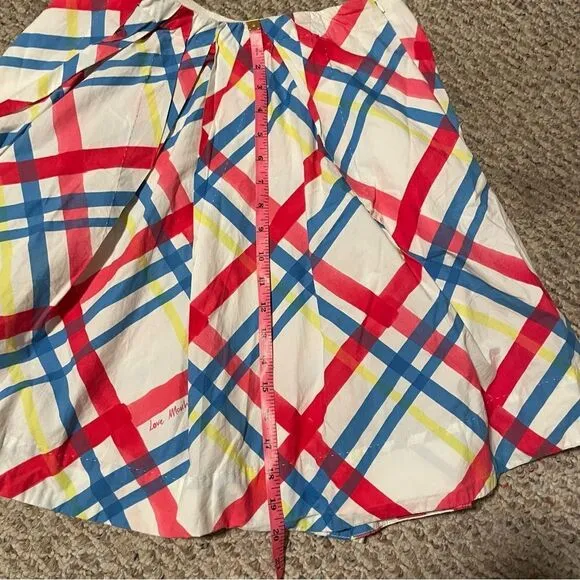 Love Moschino RARE Abstract Pleated Balloon Skirt- Size 2