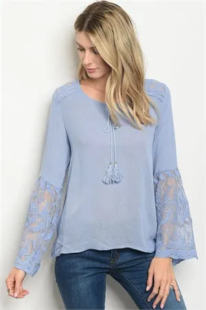 Love Riche Black Lace Top