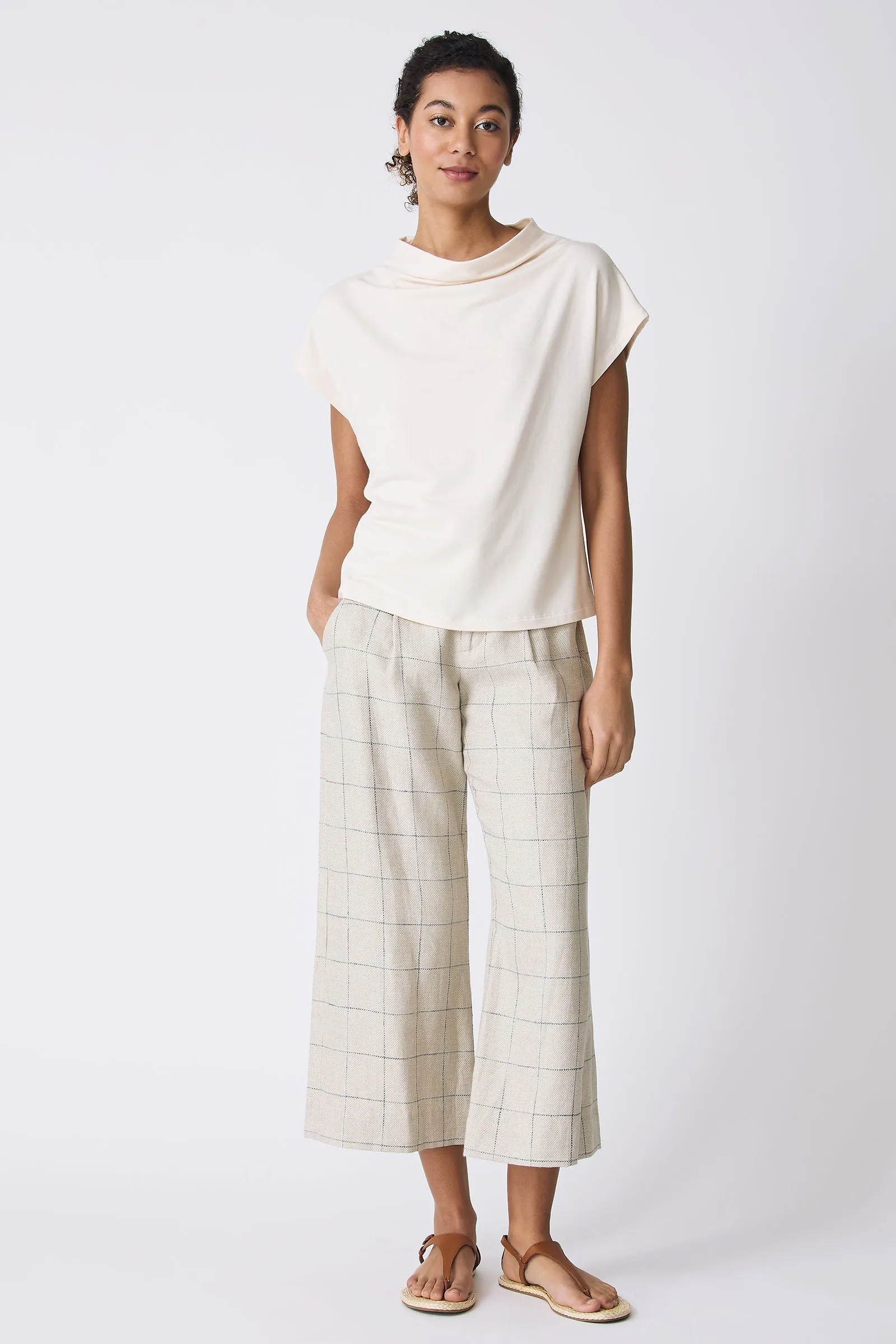 Luca Cowl Top - Ivory