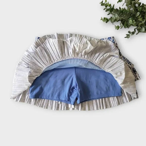 LUCKY IN LOVE Aruba Pleated Tennis Skirt Skort M