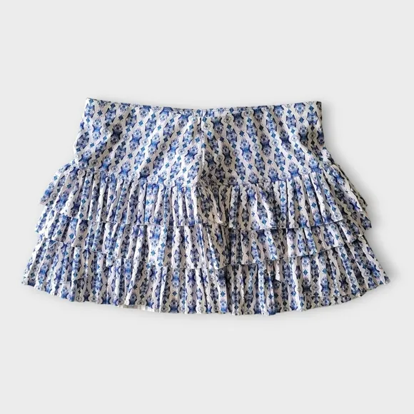 LUCKY IN LOVE Aruba Pleated Tennis Skirt Skort M