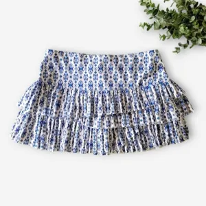 LUCKY IN LOVE Aruba Pleated Tennis Skirt Skort M