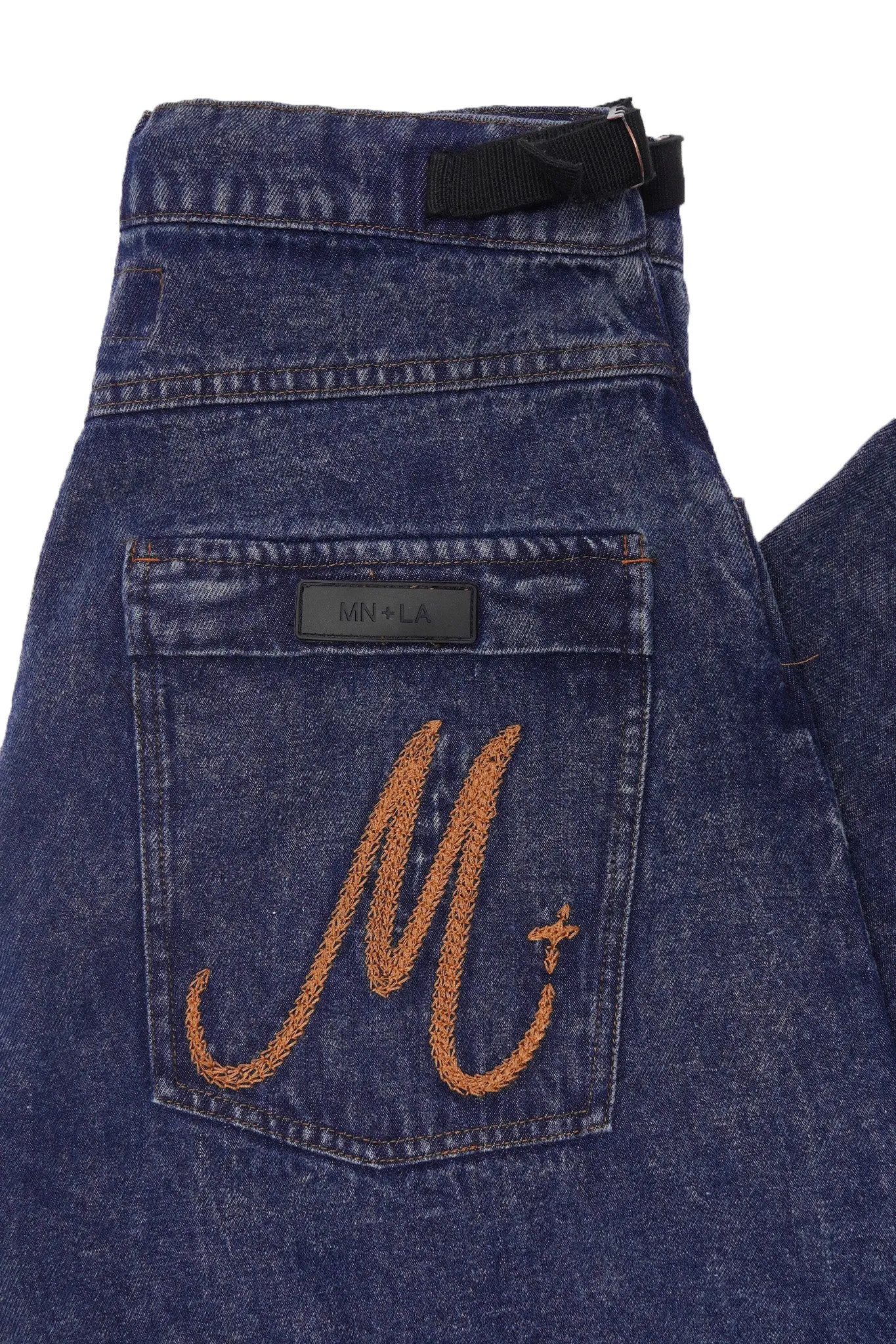 M  DENIM PHAT PANTS IN SLATE