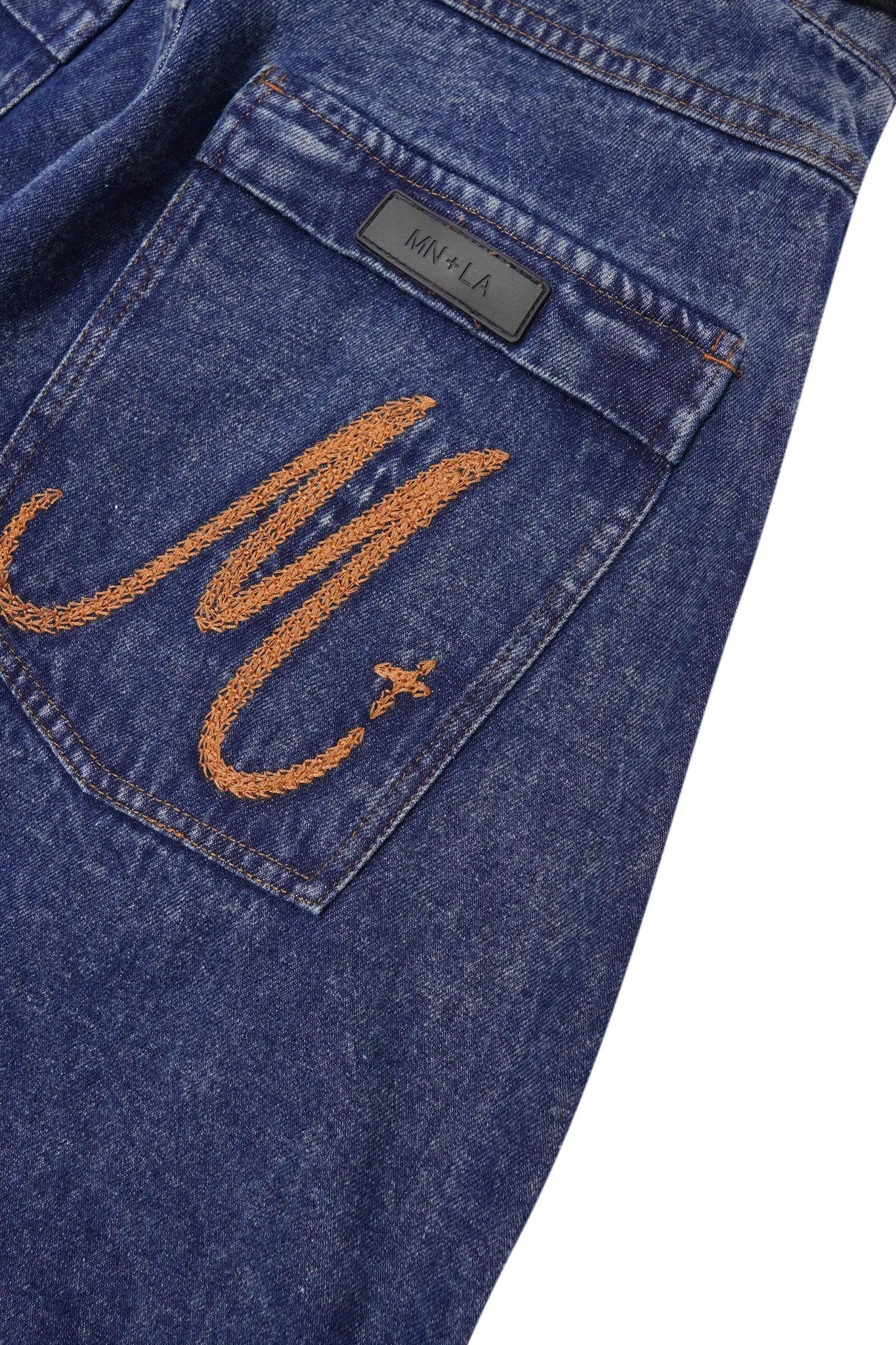M  DENIM PHAT PANTS IN SLATE