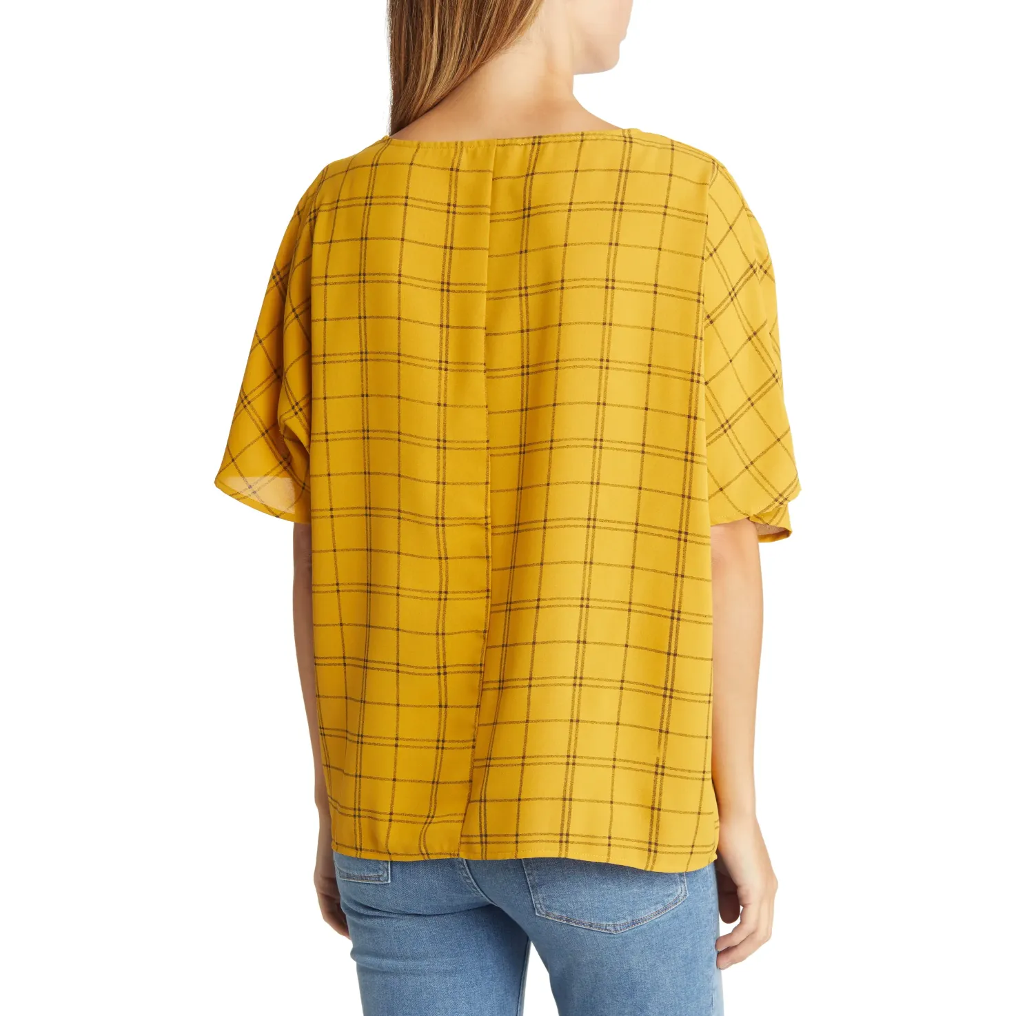 Maddie Plaid Top