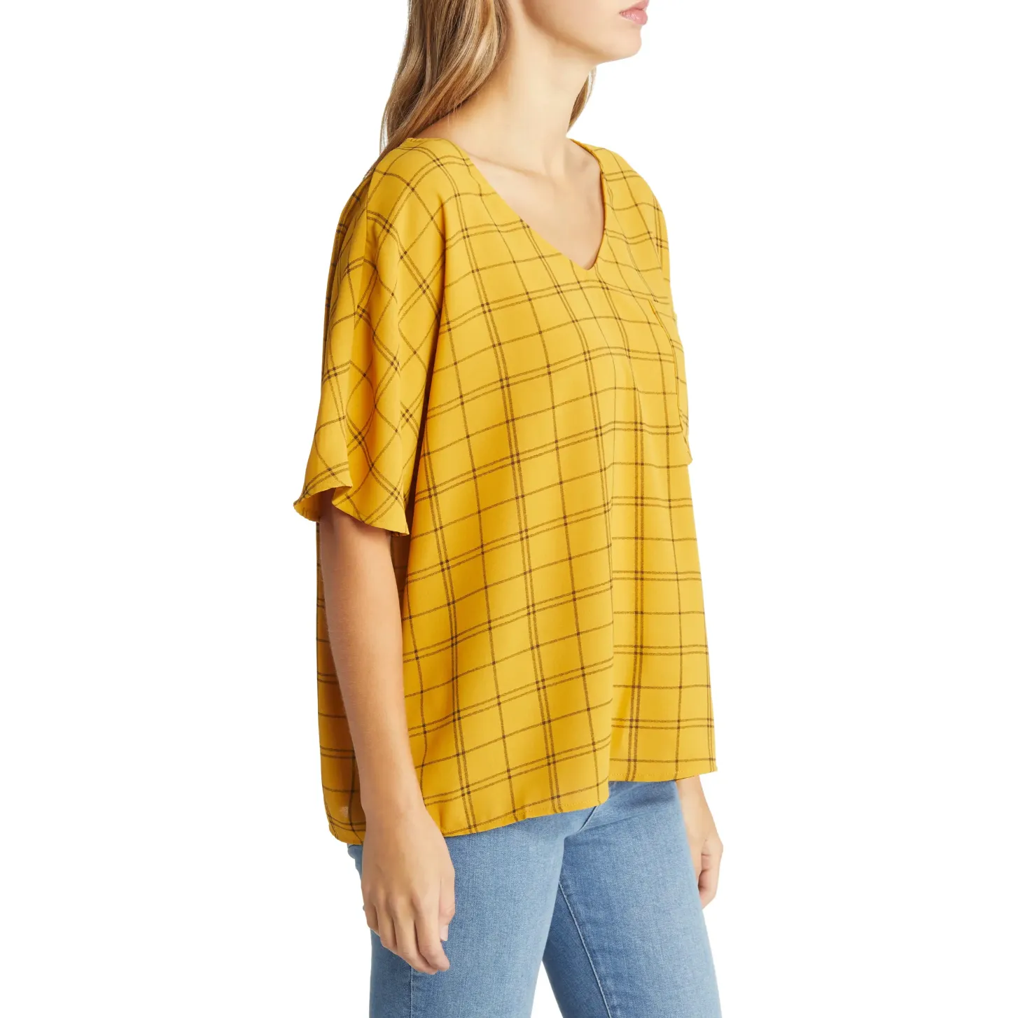 Maddie Plaid Top