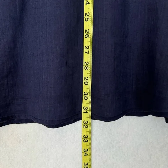 Maeve Anthropologie Dress Women 6 Blue Purple Resort Nautical Sundress Knee READ