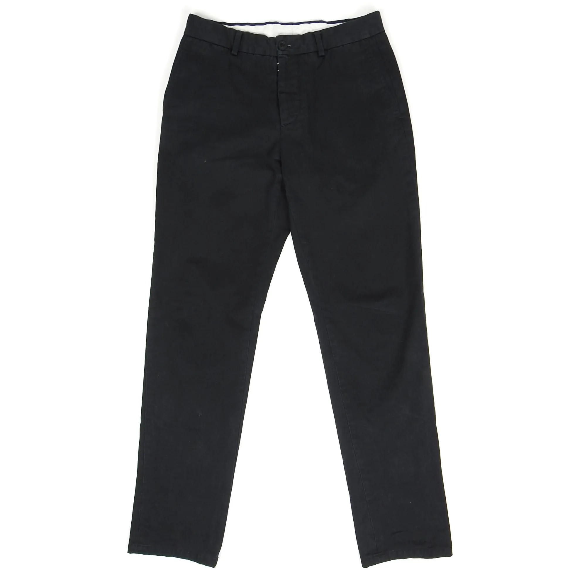 Maison Margiela Black Cotton Pants Size 46