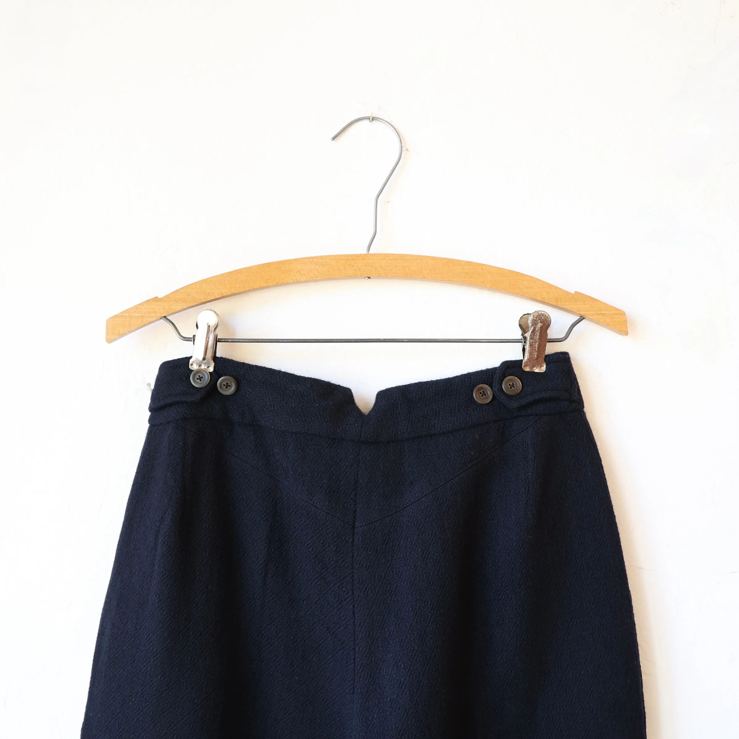 Maku Handwoven Wool Pants - Deep Indigo