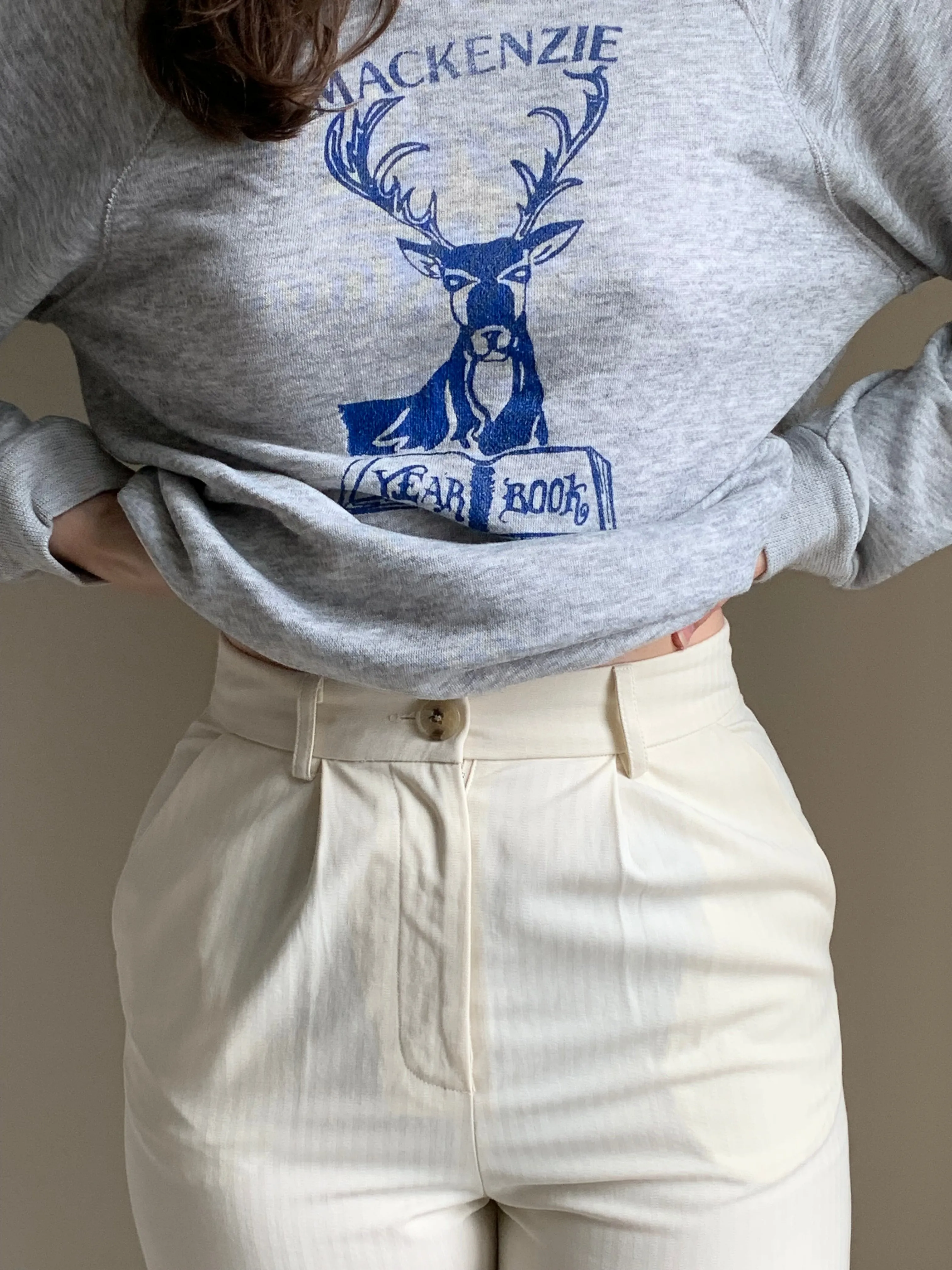 Mara Hoffman cream pants
