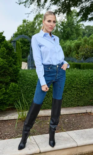 Marcello Crystal Poplin Blouse