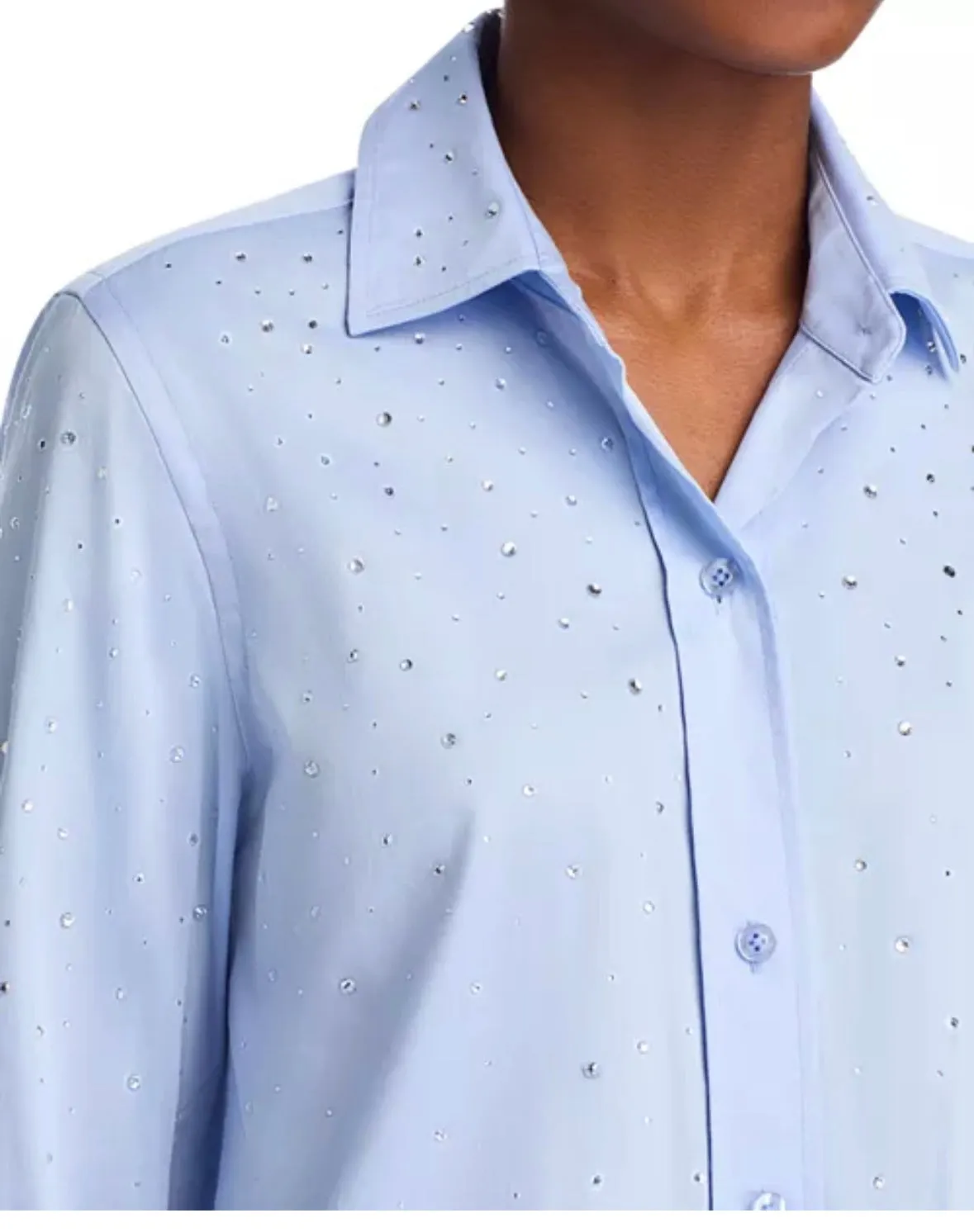 Marcello Crystal Poplin Blouse