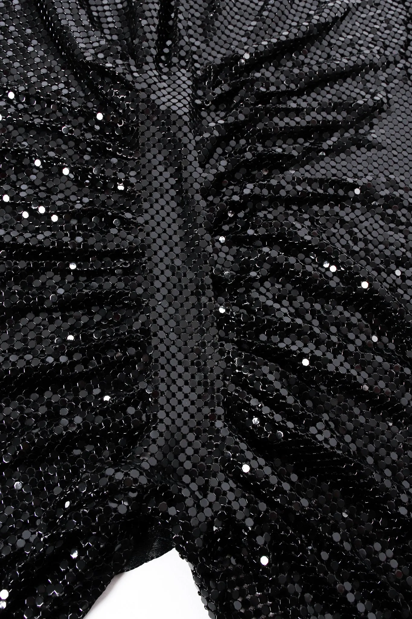 Metal Mesh Cap Sleeve Top