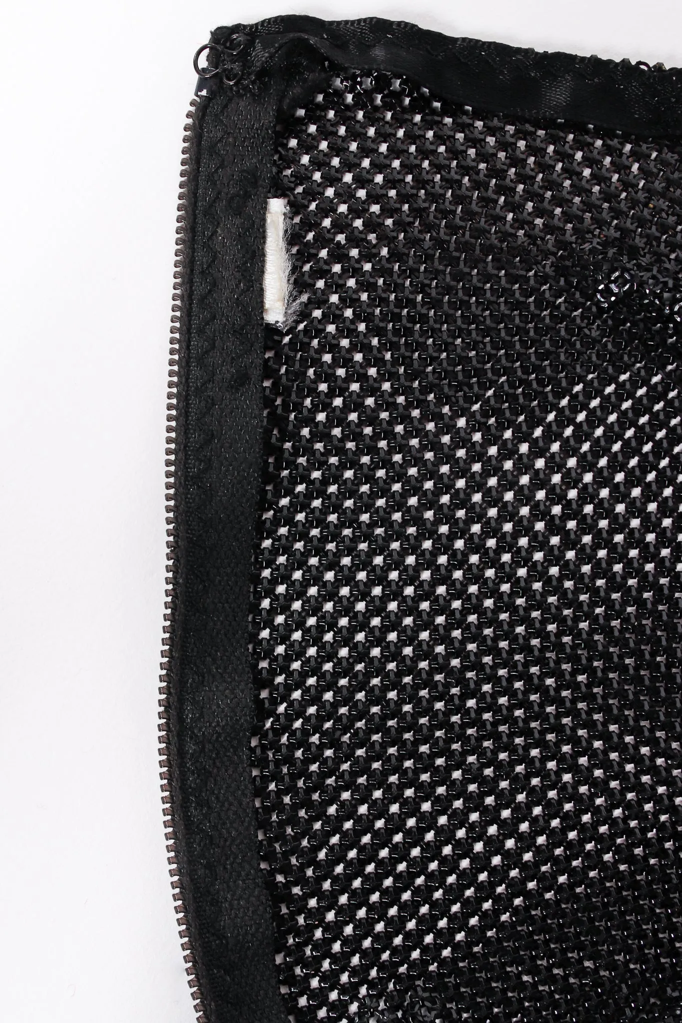Metal Mesh Cap Sleeve Top