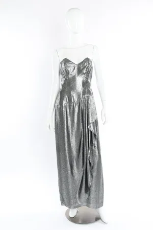 Metallic Sweetheart Gown