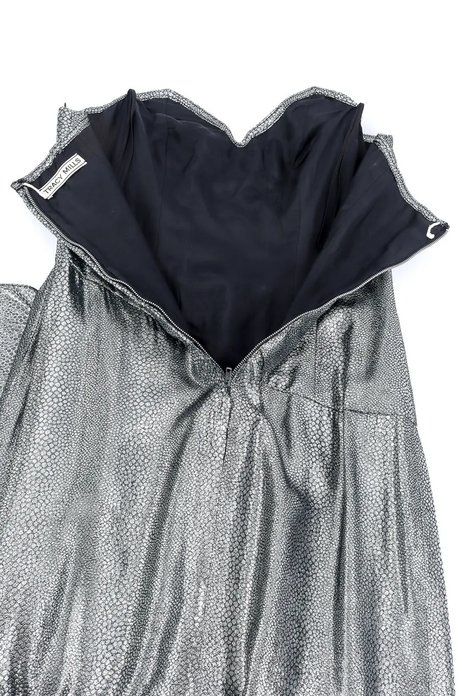 Metallic Sweetheart Gown